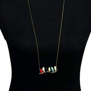 Birds on a branch Necklace